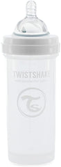 Biberón Twistshake 330ML +4 Meses Blanco