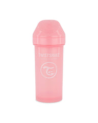 Vaso con Boquilla Kid Cup 360ML 12 Meses Rosa Pastel - Twistshake Panama