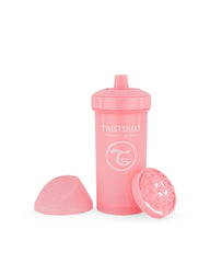 Vaso con Boquilla Kid Cup 360ML 12 Meses Rosa Pastel - Twistshake Panama