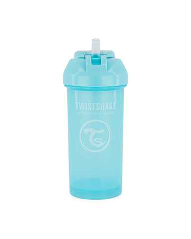 Vaso con Carrizo 360ML Azul Pastel - Twistshake Panama