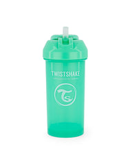 Vaso con Carrizo 360ML Verde Pastel - Twistshake Panama