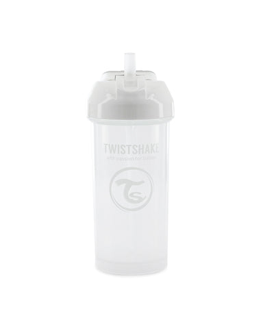 Vaso con Carrizo 360ML Blanco - Twistshake Panama